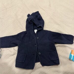 GAP Navy Blue Baby Knit Cardigan